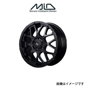 MID ナイトロパワー M28バレットS アルミホイール 1本 ヤリスクロス MXPJ15(16×7J 5-114.3 INSET40 セミグロスブラック)NITRO POWER