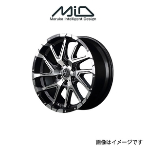 MID ナイトロパワー デリンジャー アルミホイール 1本 ランドクルーザープラド 150系(20×8.5J 6-139.7 INSET20 ブラックポリッシュ)