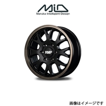 MID RMP 028FX アルミホイール 1本 FJクルーザー 15系(17×8J 6-139.7 INSET20 セミグロスブラック/リムポリッシュ/ブロンズクリア)_画像1