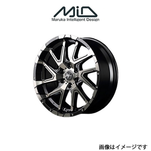 MID ナイトロパワー デリンジャー アルミホイール 1本 ハイラックスサーフ 210系(17×8J 6-139.7 INSET20 ブラックメタリック)NITRO POWER