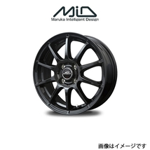 MID シュナイダー スタッグ アルミホイール 1本 タント L350/L360(13×4J 4-100 INSET42 ストロングガンメタ)SCHNEIDER STAG_画像1