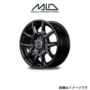 MID ロードマックス KG25 アルミホイール 1本 キャラバン 26系(15×5.5J 6-139.7 INSET45 ブラック)ROADMAX KG25