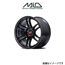 MID RMPレーシング R26 アルミホイール 1本 ノートAUTECH CROSSOVER 13系(16×6J 4-100 INSET43 クリスタルブラック)RMP RACING R26_画像1