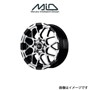 MID ナイトロパワー M28バレットS アルミホイール 1本 ヤリスクロス MXPJ15(18×7J 5-114.3 INSET42 ブラック/ミラーカット)NITRO POWER