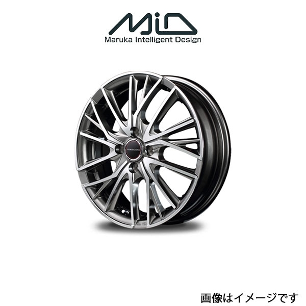 MID ヴァーテックワン ヴァルチャー アルミホイール 1本 N-BOX JF3/JF4(14×4.5J 4-100 INSET45 シルバーポリッシュ)VERTEC ONE VULTURE