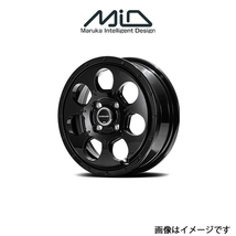 MID ロードマックス マッドエージェント アルミホイール 1本 N-WGN JH1/JH2(14×4.5J 4-100 INSET45 セミグロスブラック)ROADMAX MUDAGENT_画像1