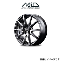 MID シュナイダー SLS アルミホイール 1本 シビック FD系(15×6J 5-114.3 INSET45 メタリックグレー)SCHNEIDER SLS_画像1