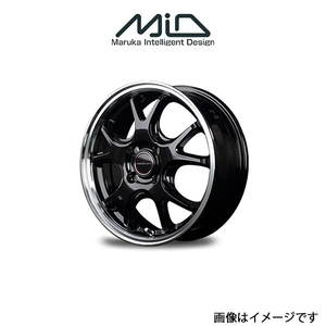 MID ヴァーテックワン EXE5 アルミホイール 1本 ロードスター ND系(16×6J 4-100 INSET43 グロッシーブラック)VERTEC ONE EXE5