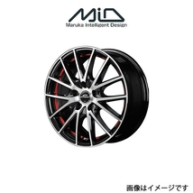 MID シュナイダー RX27 アルミホイール 1本 ソリオ/ソリオバンディット MA15S(15×4.5J 4-100 INSET45 ブラック/レッド)SCHNEIDER_画像1