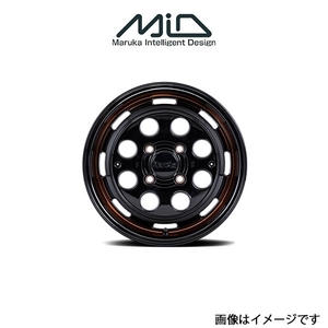 MID ガルシア シスコ アルミホイール 1本 ソリオ/ソリオバンディット MA27/MA37/MA47S(15×4.5J 4-100 INSET45 オレンジ)GARCIA CISCOPOP