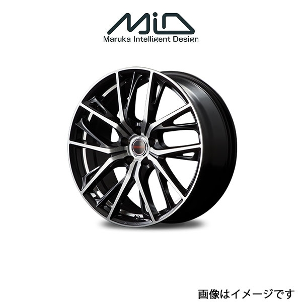 MID ヴァーテックワン グレイブ アルミホイール 1本 インプレッサ GRB/GRF(17×7J 5-114.3 INSET40 ブラック)VERTEC ONE GLAIVE