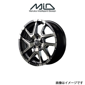 MID ナイトロパワー デリンジャー アルミホイール 1本 アウトランダー CW5W(16×7J 5-114.3 INSET40 ブラックメタリック)NITRO POWER