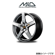 MID RMP 050F アルミホイール 1本 RX 10系(18×8J 5-114.3 INSET42 ハイパーメタルコート/ミラーカット)_画像1