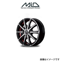 MID シュナイダー SX 2 アルミホイール 1本 ロードスター NB系(14×5.5J 4-100 INSET38 ブラック/レッド)SCHNEIDER_画像1