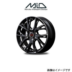 MID ヴァーテックワン グレイブ アルミホイール 1本 ミラージュ A05A/A03A(14×4.5J 4-100 INSET45 ブラック)VERTEC ONE GLAIVE