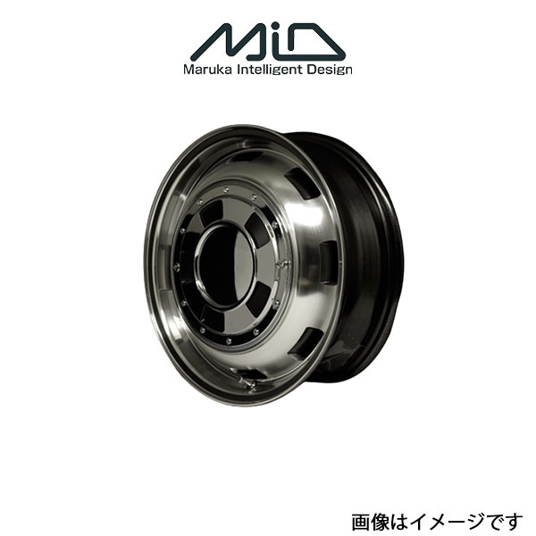 MID ガルシア シスコ アルミホイール 4本 ミラ L275S/L285S(15×4.5J 4-100 INSET45 メタリックグレーポリッシュ)GARCIA CISCO