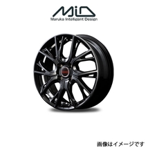 MID ヴァーテックワン グレイブ アルミホイール 4本 ヴィッツ 130系(17×6.5J 4-100 INSET45 ダイヤモンドブラック)VERTEC ONE GLAIVE_画像1