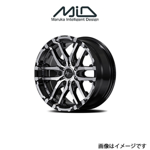 MID ナイトロパワー M26クロスファング アルミホイール 4本 ハイラックス 125系(17×8J 6-139.7 INSET20 ブラックメタリック)NITRO POWER