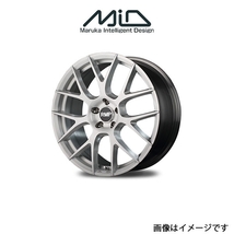 MID RMP 027F アルミホイール 1本 HS ANF10(18×8J 5-114.3 INSET42 3Dブラッシュド)_画像1