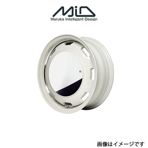 MID ガルシア シスコムーン アルミホイール 4本 ムーブ LA100S/LA110S(14×4.5J 4-100 INSET45 オールドイングリッシュホワイト)GARCIA