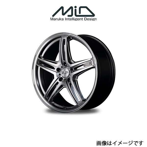 MID RMP 520F アルミホイール 4本 ノア ヴォクシー 90系(17×7J 5-114.3 INSET48 ハイパーメタルコート/ポリッシュ)