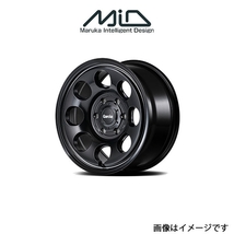 MID ガルシア パーム8 アルミホイール 4本 ランドクルーザープラド 120系(17×8J 6-139.7 INSET20 セミグロスブラック)GARCIA PALM8_画像1