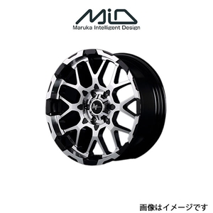 MID ナイトロパワー M28バレット アルミホイール 4本 ハイエース/レジアスエース 200系(16×6.5J 6-139.7 INSET38 ブラック)NITRO POWER