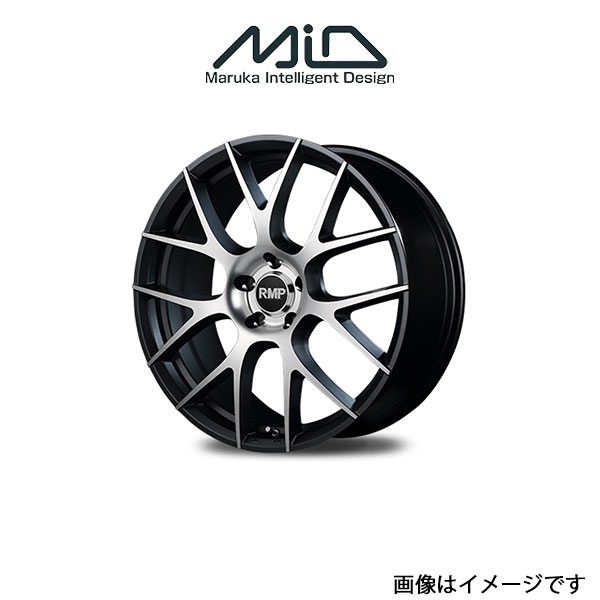 MID RMP 027F アルミホイール 4本 ムラーノ 51系(20×8.5J 5-114.3 INSET45 セミグロスガンメタ/ポリッシュ)