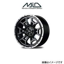 MID ナイトロパワー H6スラッグ アルミホイール 4本 クロスビー 71系(16×6J 4-100 INSET40 セミグロスガンメタ)NITRO POWER H6 SLUG_画像1