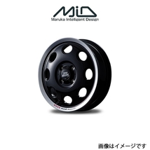 MID 299モッシュ マネキ アルミホイール 4本 ルークス B44A(14×4.5J 4-100 INSET45 Kuro)299MOSH MANEKI_画像1