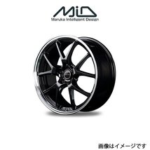 MID ヴァーテックワン EXE5 アルミホイール 4本 アテンザ/アテンザワゴン GH系(18×7J 5-114.3 INSET55 グロッシーブラック)VERTEC ONE_画像1