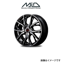 MID ヴァーテックワン グレイブ アルミホイール 4本 ミラージュ A05A/A03A(15×5.5J 4-100 INSET43 ブラック)VERTEC ONE GLAIVE_画像1