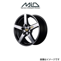 MID RMP 050F アルミホイール 4本 ES 10系(18×8J 5-114.3 INSET42 ガンメタDC/マットスモーククリア)_画像1