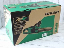 【即決・新品】HiKOKI ハイコーキ 36V 350mm コードレスチェンソー CS3635DB 本体のみ 領収書発行可能_画像1