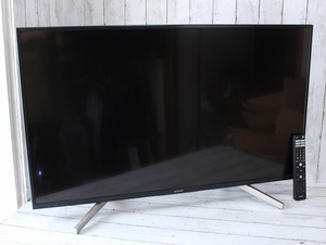 【即決・美品】18年製 SONY 43型 4K液晶テレビ KJ-43X7500F ネット動画 外付けHDD録画 裏番組録画 札幌引き取り歓迎