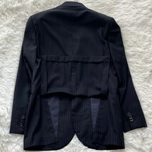 クリーニング済★シップス SHIPS★テーラードジャケット/サイズ44/Sサイズ相当 ロロピアーナ 濃紺 ネイビーTailoring Style ペンストライプ_画像4