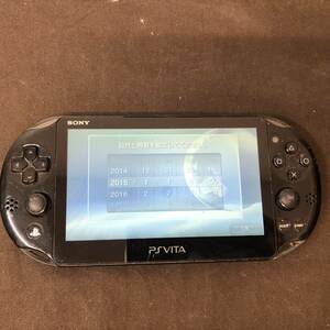 ●【MH-6528】中古品 SONY ソニー PS Vita PlayStation Vita PCH-2000 ブラック ヴィータ 初期化済み【レターパックプラス可】