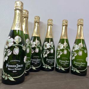 【MH-6674】未開栓 PERRIER-JOUET BELL EPOQUE ペリエ・ジュエ ベル・エポック 2014 シャンパン 750ml 12.5% 6本セット