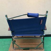 コールマン キャンプ用品 折り畳みチェア　ブルー　アウトドア 椅子 中古品　現状品　_画像3