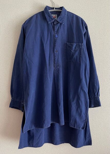 60s 70s L’HERMINE グランパシャツ ヴィンテージ