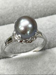 45%OFF◆ほぼ半額◆パール pt900 プラチナ　指輪 リング　◆未使用 リング アクセサリー 本真珠