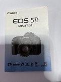 [ free shipping ] Canon Canon EOS 5D use instructions pocket guide use instructions #K14