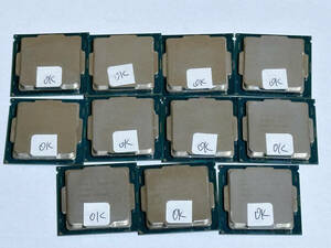1円から【bios動作確認済　11枚セット　保証付　185円発送可能】Intel Core i3-8100 CPU 3.60GHz SR3N5