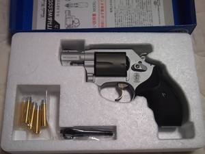 モデルガン タナカ S&W M360SC (scandium) 357Magnum セラコート シルバー