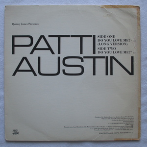 ◇12：US PROMO◇ PATTI AUSTIN / DO YOU LOVE ME?