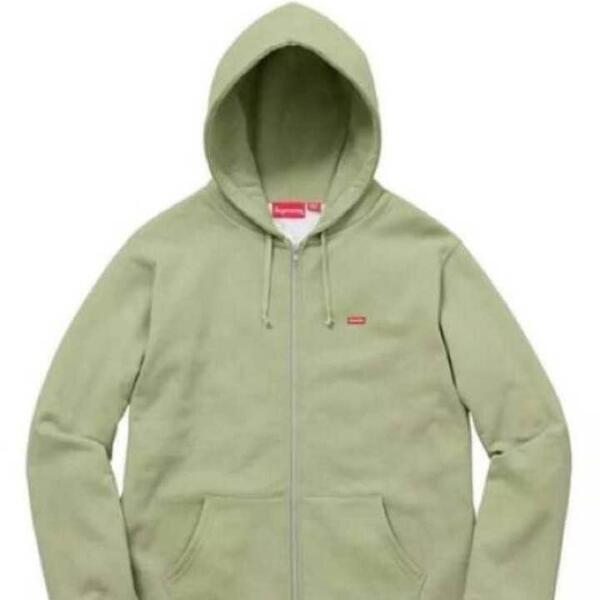 Supreme Small Box Thermal Zip Up Sweat Sage L パーカー スウェット 16aw