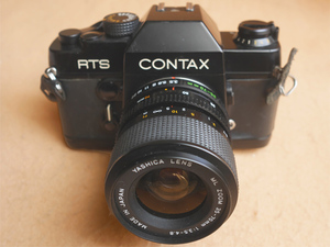 コンタックス CONTAX RTS ボディー + YASHICA ML 35-70mm レンズ　動作品