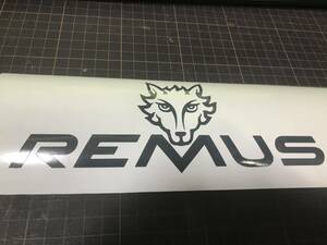 REMUS レムス カッティングステッカー 2枚セット　マフラー エキゾースト 