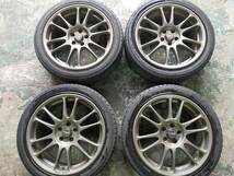 【送料無料】A-TECH　ファイナルスピード　GEAR-R☆215/45R17☆17インチアルミタイヤセット☆5H・100・7J・+48☆_画像1