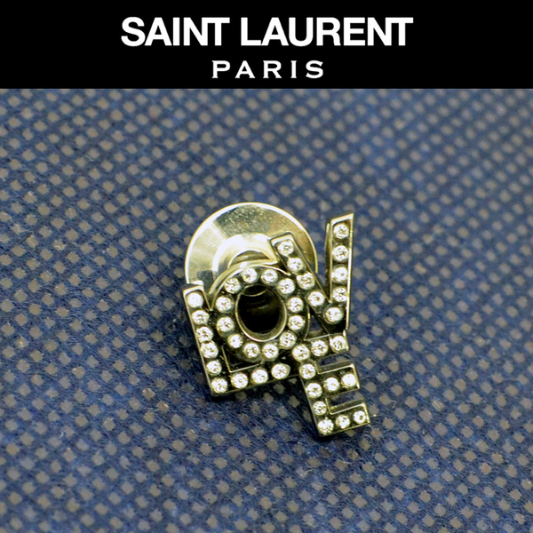 Saint Laurent サンローラン LOVE ピンバッチ